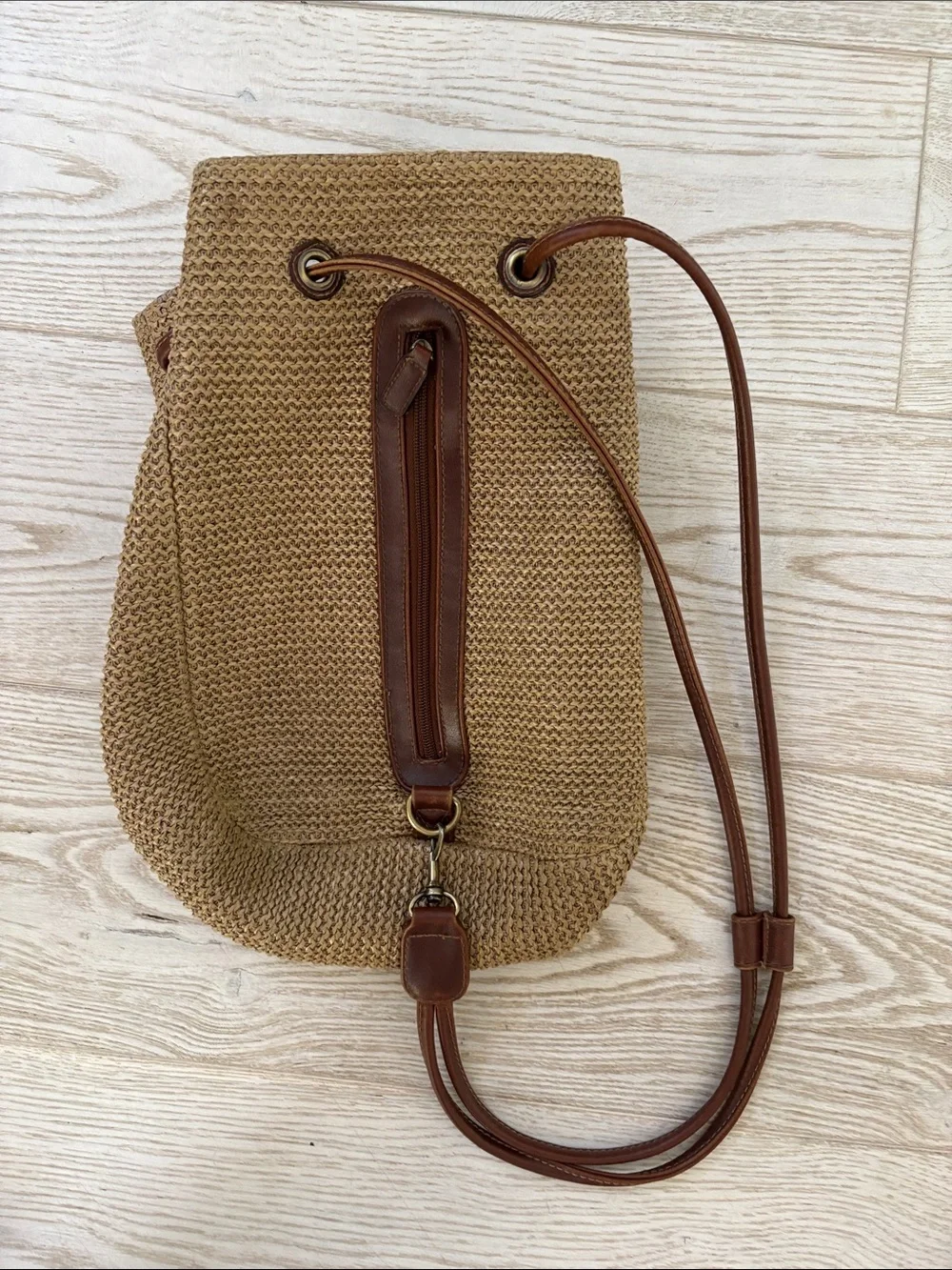 Strada woven backpack.